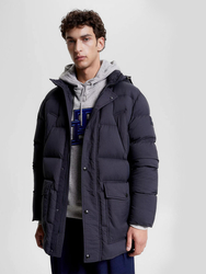 Tommy Hilfiger pánska tmavo modrá parka - M (DW5)