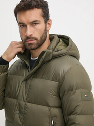 Tommy Hilfiger pánska khaki zelená bunda - L (RBN)
