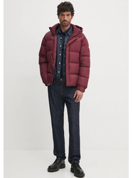 Tommy Hilfiger pánska vínová bunda - L (VLP)