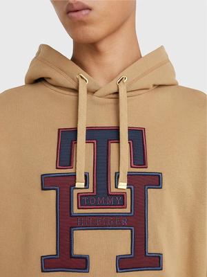 Tommy Hilfiger pánska hnedá mikina - M (GW8)