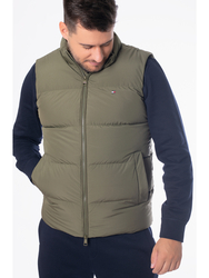 Tommy Hilfiger pánska khaki zelená vesta - L (RBN)