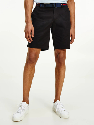 Tommy Hilfiger pánske čierne šortky Brooklyn - 32/NI (BDS)