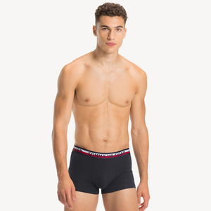 Tommy Hilfiger pánske čierne boxerky 2pack - S (990)