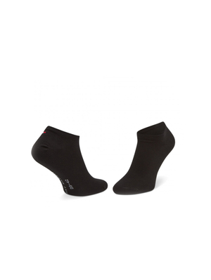 Tommy Hilfiger pánske čierne ponožky 2 pack - 39 (002)