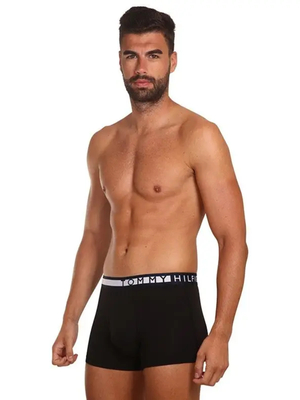 Tommy Hilfiger pánske čierne boxerky 3 pack - S (0R9)