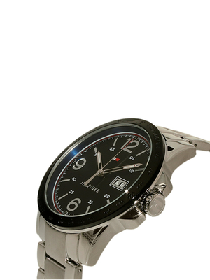 Tommy Hilfiger pánske strieborné hodinky - 000 (0)