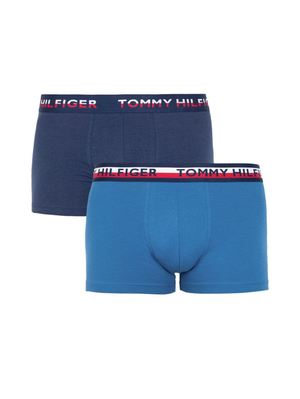 Tommy Hilfiger pánske modré boxerky 2pack - XL (006)