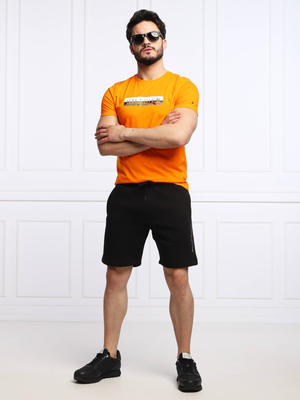 Tommy Hilfiger pánske oranžové tričko - XL (SGH)