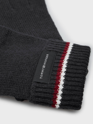 Tommy Hilfiger pánske čierne rukavice - OS (BDS)