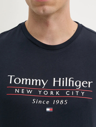 Tommy Hilfiger pánske tmavo modré tričko - L (DW5)