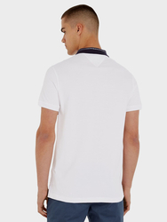 Tommy Hilfiger pánske biele polo tričko - L (YBR)