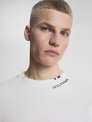 Tommy Hilfiger pánske biele tričko - XXL (YBR)