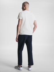 Tommy Hilfiger pánske biele tričko - XXL (YBR)