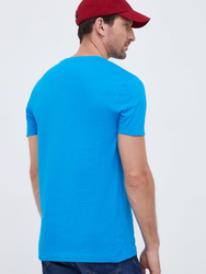 Tommy Hilfiger pánske modré tričko - L (CZU)