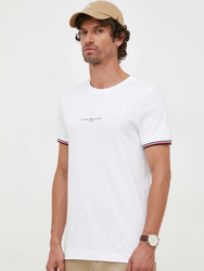 Tommy Hilfiger pánske biele tričko - S (YBR)