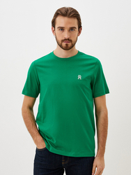 Tommy Hilfiger pánske zelené tričko - S (L4B)