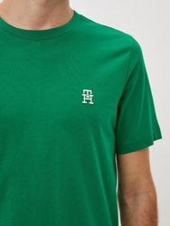 Tommy Hilfiger pánske zelené tričko - S (L4B)