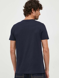 Tommy Hilfiger pánske tmavo modré tričko - S (DW5)