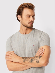 Tommy Hilfiger pánske šedé tričko  - XXL (P01)