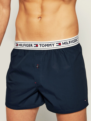 Tommy Hilfiger pánske tmavomodré boxerky - S (416)