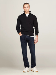 Tommy Hilfiger pánsky čierny sveter - S (BDS)