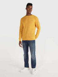 Tommy Hilfiger pánsky horčicový sveter - XL (ZE1)
