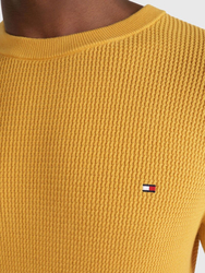 Tommy Hilfiger pánsky horčicový sveter - XL (ZE1)