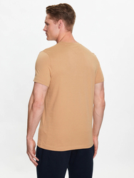 Tommy Hilfiger pánske hnedé tričko Logo - L (RBL)