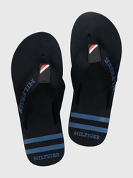 Tommy Hilfiger pánske tmavo modré žabky - 41 (DW5)