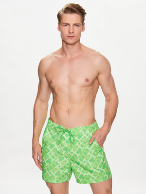 Tommy Hilfiger pánska zelené plavky - S (0IG)