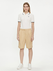 Tommy Hilfiger dámske biele polo tričko  - S (YBL)
