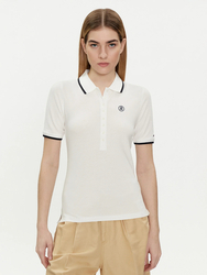 Tommy Hilfiger dámske biele polo tričko  - XS (YBL)