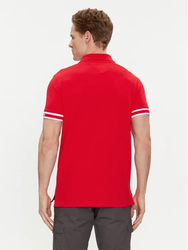 Tommy Hilfiger pánske červené polo tričko - L (XLG)