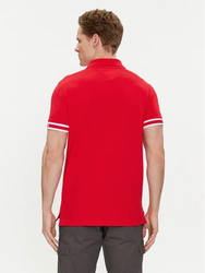 Tommy Hilfiger pánske červené polo tričko - S (XLG)