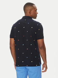 Tommy Hilfiger pánske tmavo modré polo tričko  - S (DW5)