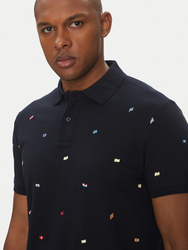 Tommy Hilfiger pánske tmavo modré polo tričko  - S (DW5)