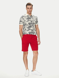 Tommy Hilfiger pánska béžová polo košeľa - S (0K4)