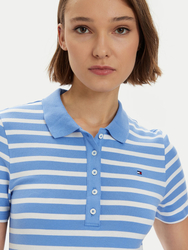 Tommy Hilfiger dámske pruhované polo - XS (04L)