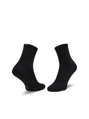 Tommy Hilfiger dámske čierne ponožky 2 pack - 35 (001)