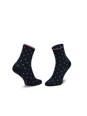 Tommy Hilfiger dámske tmavomodré ponožky 2 pack - 35 (002)