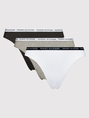 Tommy Hilfiger dámske nohavičky 3 pack - S (0TF)