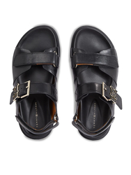 Tommy Hilfiger dámske čierne sandále - 36 (BDS)