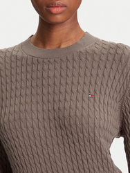 Tommy Hilfiger dámsky hnedý sveter - XS (GTO)