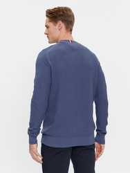 Tommy Hilfiger pánsky modrý sveter - L (C9T)