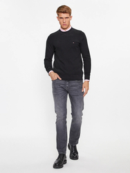 Tommy Hilfiger pánsky čierny sveter - L (BDS)