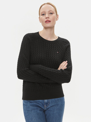 Tommy Hilfiger dámsky čierny sveter  - S (BDS)