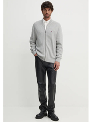 Tommy Hilfiger pánsky šedý sveter - M (P61)