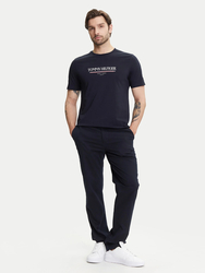 Tommy Hilfiger pánske tmavo modré tričko - S (DW5)