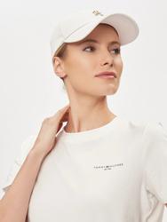 Tommy Hilfiger dámske biele tričko - L (YBL)
