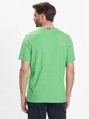 Tommy Hilfiger pánske zelené tričko - L (LWY)